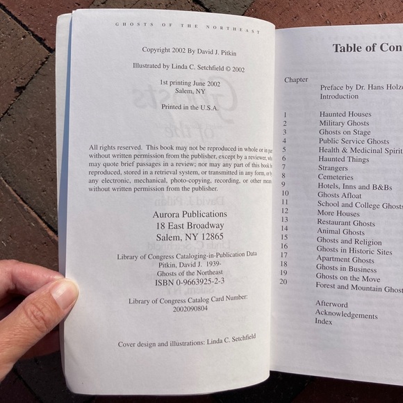 Signed Ghosts of the Northeast David J Pitkin Spirits New York Spooky - Picture 9 of 10